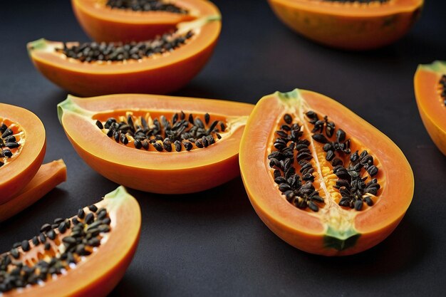 Silicio en forma de papaya para la bebida enjoyme