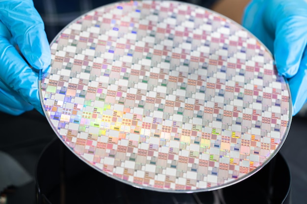Siliziumwafer zur Herstellung von Halbleitern für integrierte Schaltkreise