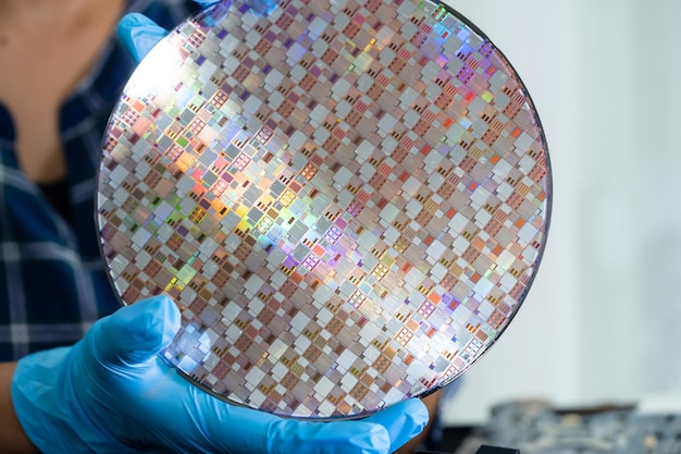 Siliziumwafer zur Herstellung von Halbleitern für integrierte Schaltungen