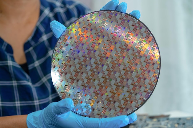 Siliziumwafer zur Herstellung von Halbleitern für integrierte Schaltungen