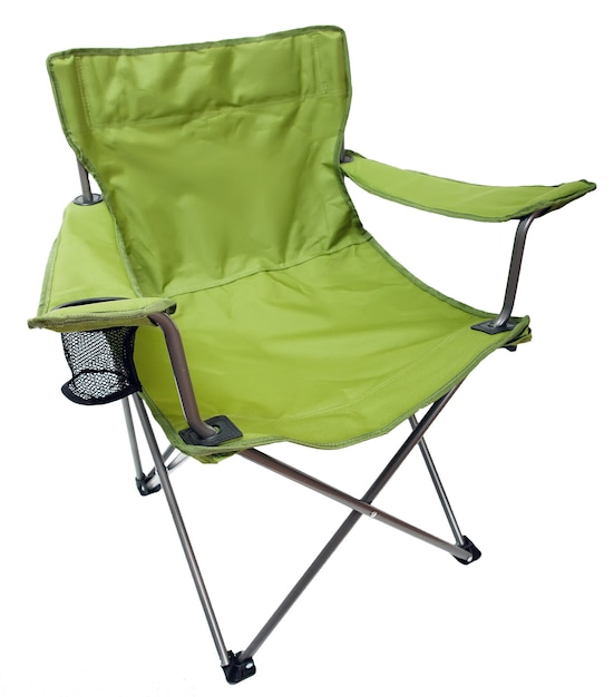 Silla de camping aislado en blanco