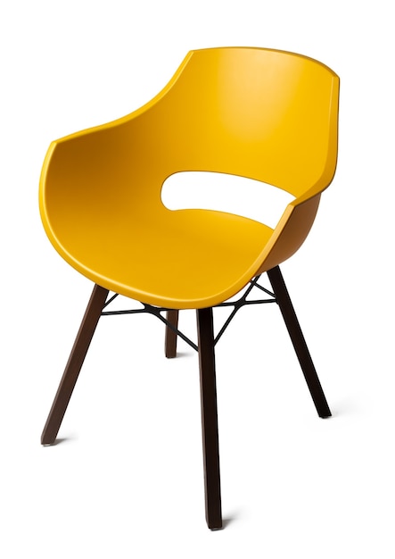 Silla de diseño moderno aislada