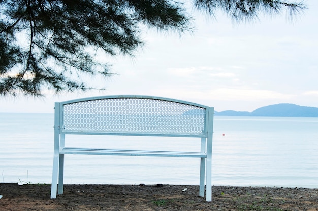 silla para relajarse fin de semana en la playa