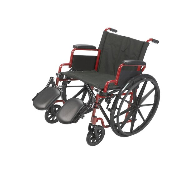 silla de ruedas aislada