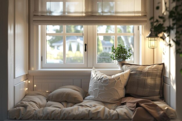 Sillas de ventana hechas a medida para una relajación acogedora