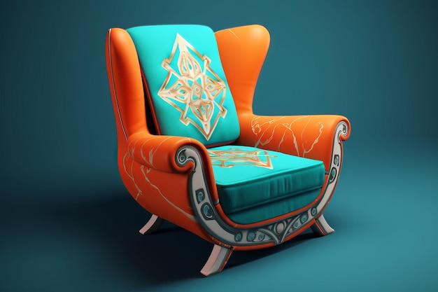 un sillón 3D