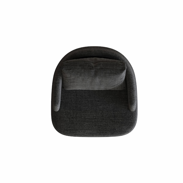 sillón aislado en fondo blanco muebles interiores ilustración 3D cg render