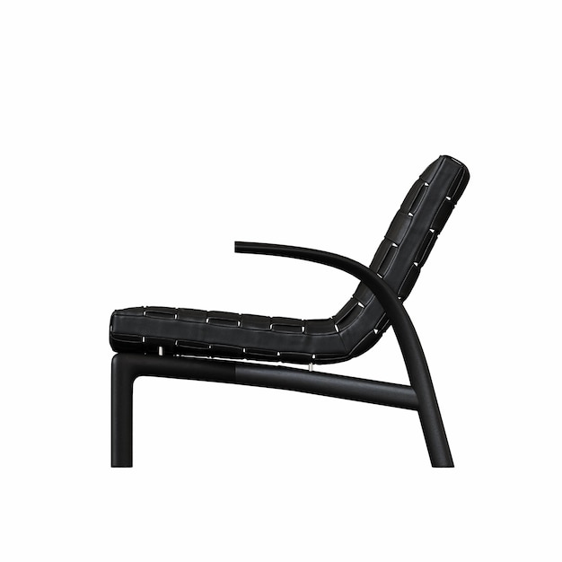 sillón aislado en fondo blanco muebles interiores ilustración 3D cg render