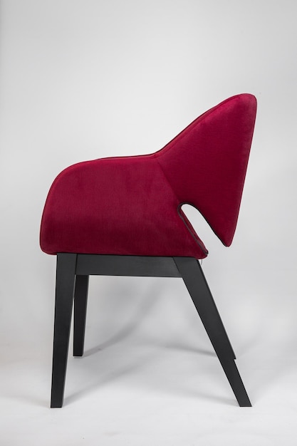 Sillones con asiento de cuero rojo