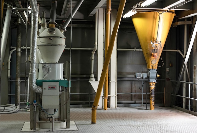 Silo de malte para produção de cerveja