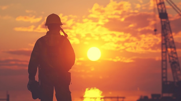 una silueta de un soldado con el sol detrás de él