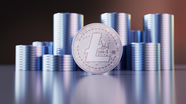 Silver Litecoins criptomonedas criptomonedas dinero inversión