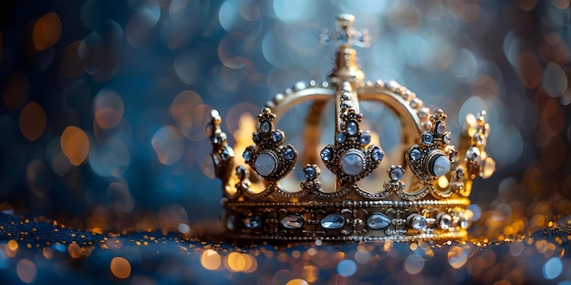 Simbolizando el honor y la autoridad La corona real en un tema bíblico Concepto Iconografía religiosa Símbolos de la monarquía Imágenes reales Representación bíblica Simbolismo de la corona