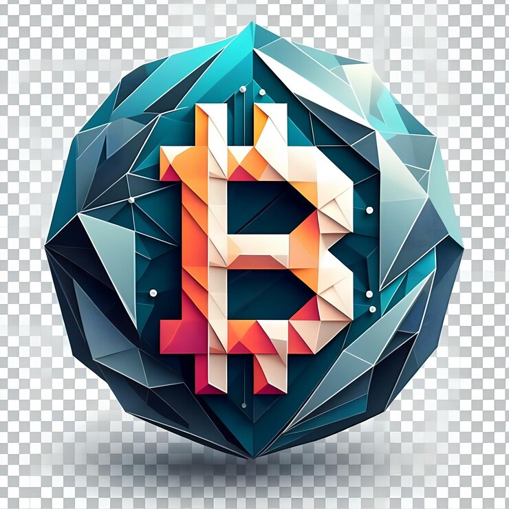 Foto el símbolo de bitcoin