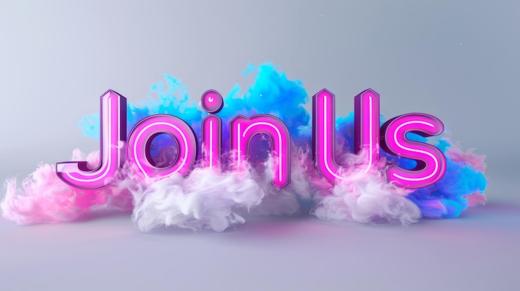 Foto símbolo de la comunidad y el equipo creado en vaporwave art