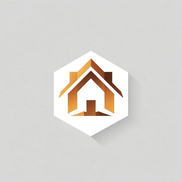 símbolo da casa imobiliária logotipo de uma casa