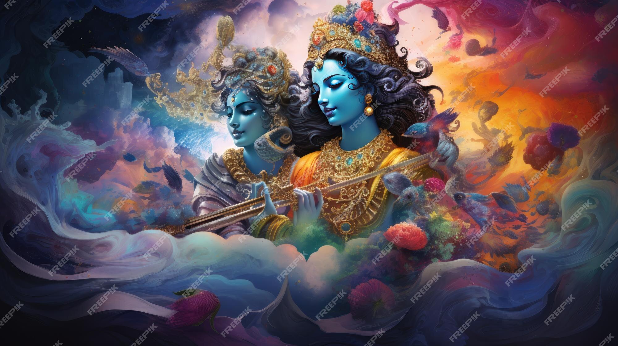 Radha e Krishna (A Natureza da Divindade) - Paresha 