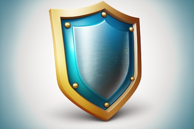 Foto símbolo de vírus de segurança botão escudo ícone da web de negócios