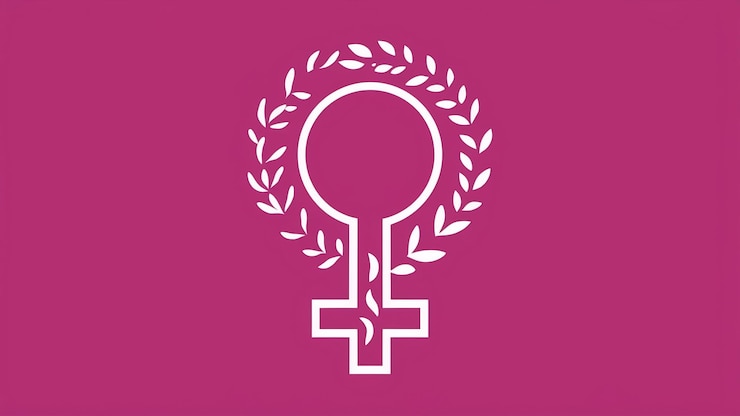 Foto símbolo del día internacional de la mujer
