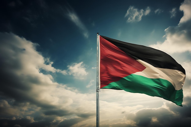 Símbolo de identidad las banderas palestinas color bandera palestina