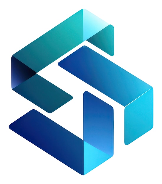 El símbolo del logotipo de blockchain de PNG es azul