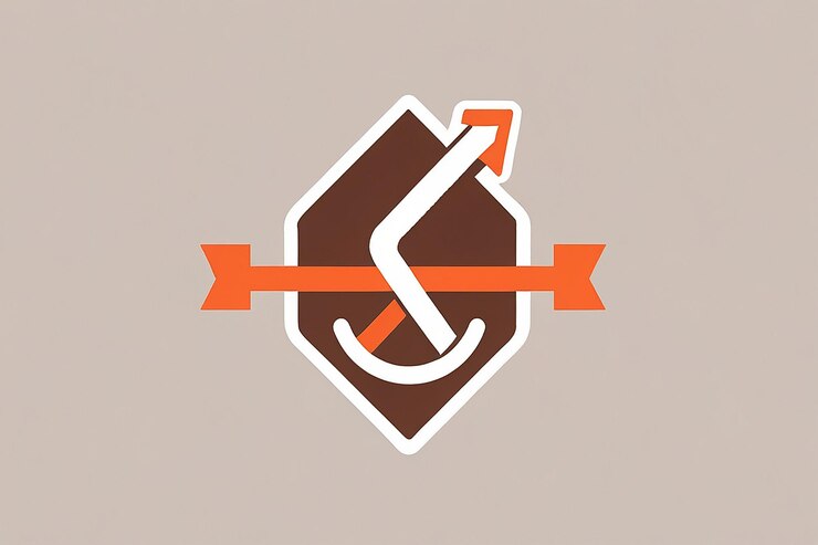 Foto símbolo del logotipo de venta con descuento de compras de la tienda minorista