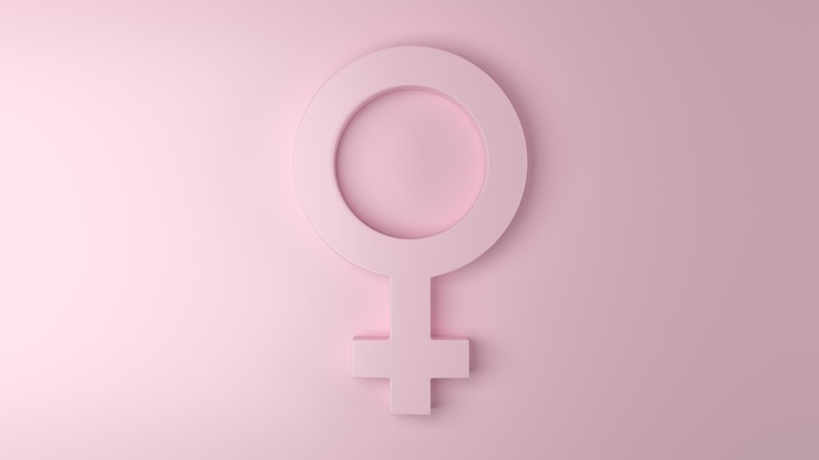 Foto símbolo de mujer símbolo de género