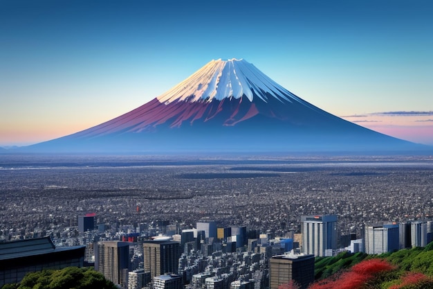 Símbolo nacional de Japón Turismo monte fuji Punto de referencia representativo Hermosa montaña