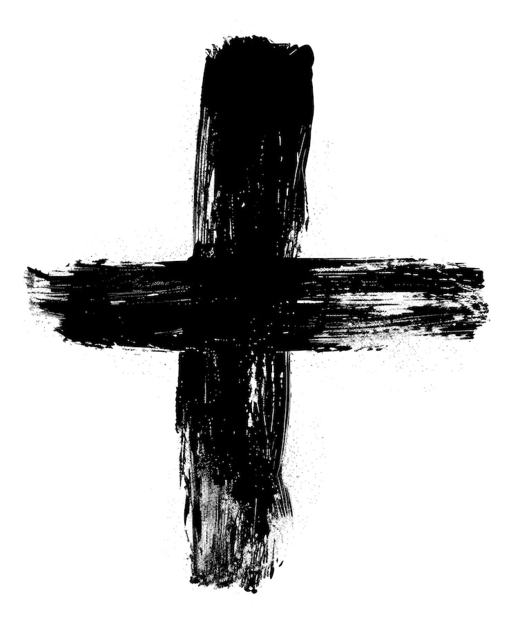 Foto símbolo png silhueta de cruz crucifixo