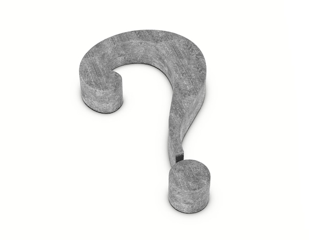 Símbolo de pregunta concreta