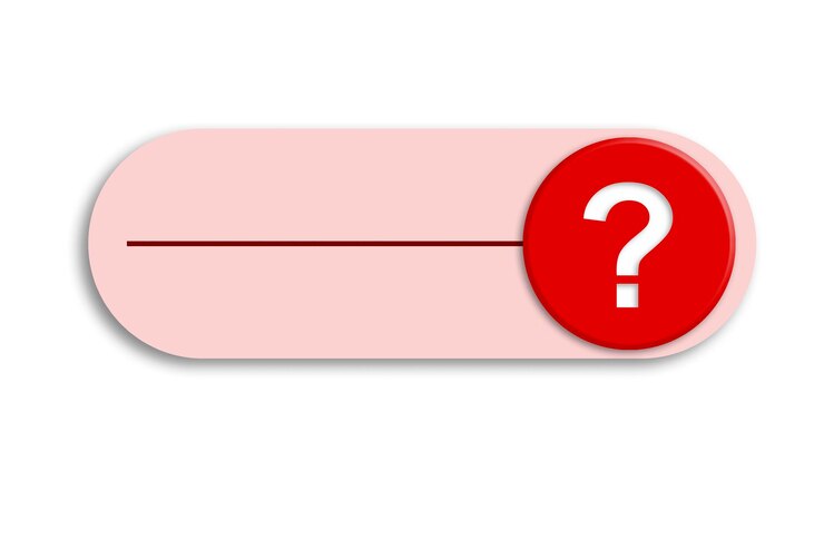 Foto símbolo de signo de interrogación en el interruptor de palanca