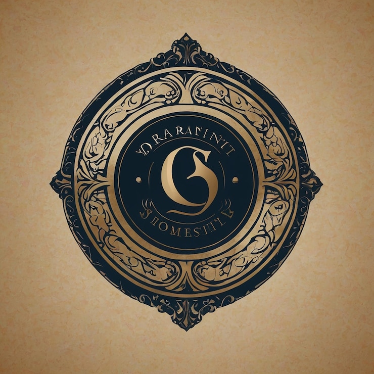 Foto símbolo del signo de la letra m inicial con corona de rama de olivo marco floral redondo hecho por la rama de oliva diseño del logotipo de la industria agrícola plantilla vectorial etiqueta de aceite de oliva