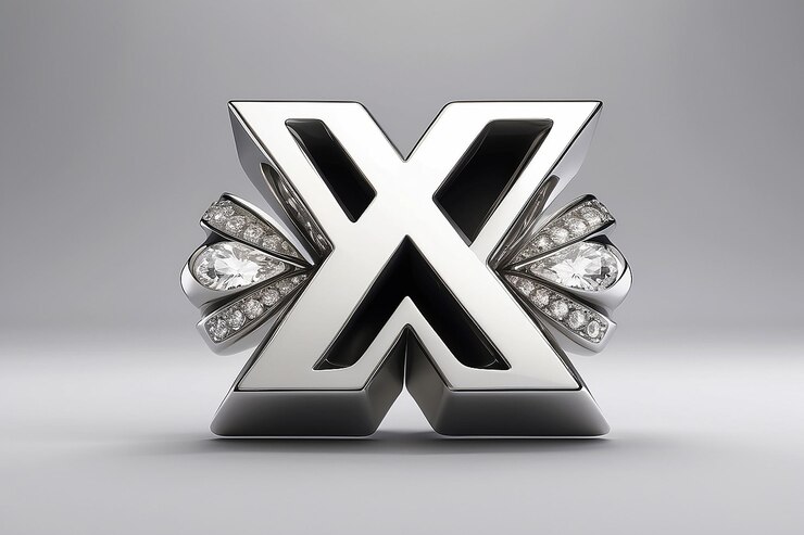 Foto símbolo de la x de platino