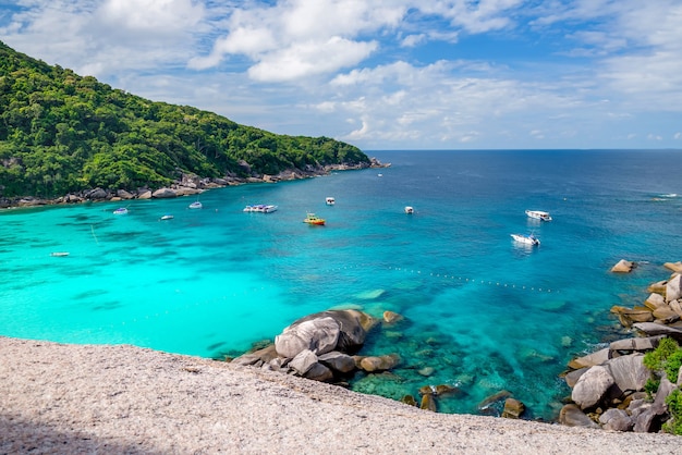 Similan Islands, Provinz Phang Nga Schönes Meer im Süden Thailands,