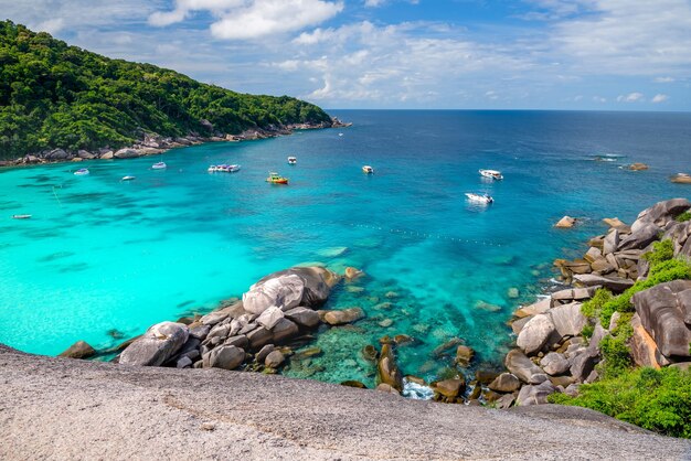 Similan Islands, Provinz Phang Nga Schönes Meer im Süden Thailands,