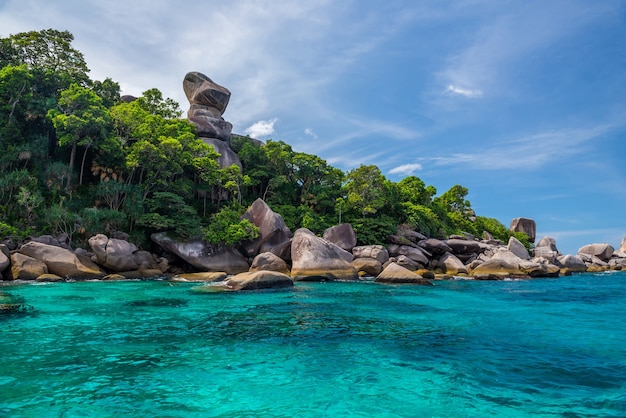 Similan Islands, Provinz Phang Nga Schönes Meer im Süden Thailands,