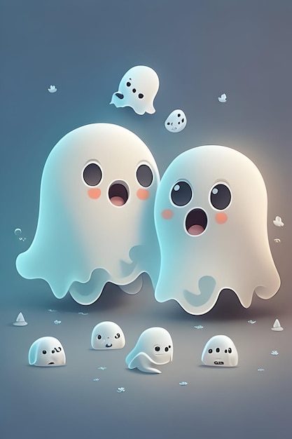 El simpático y amigable fantasma de Halloween