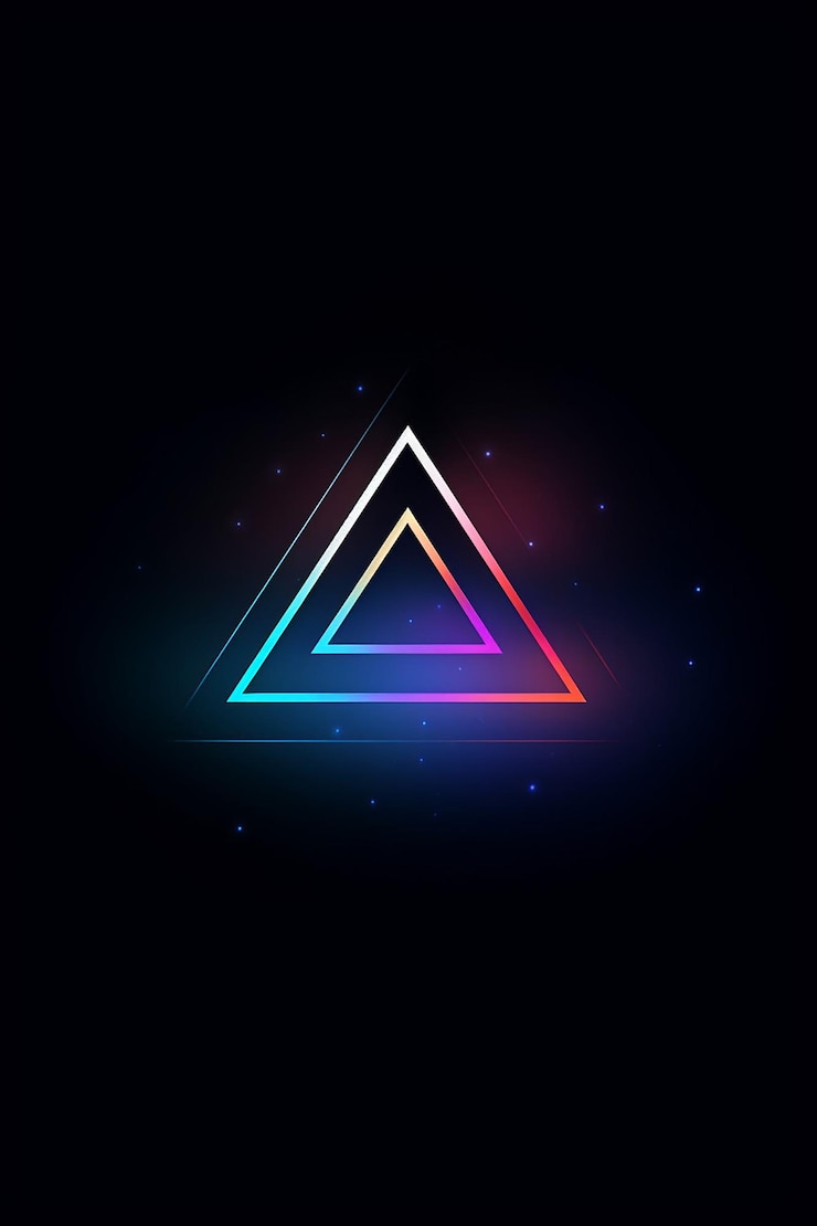 Foto un simple diseño geométrico futurista de un logotipo moderno para una marca espacial y tecnológica