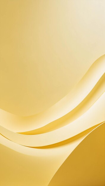 Foto simple gradiente amarillo brillante ilustración abstracta papel de pared curva ornamento floral decoración