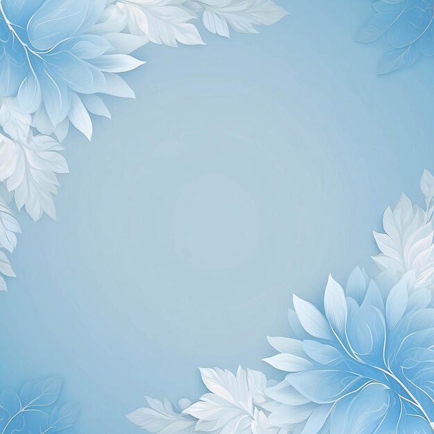 Foto simple gradiente sublime azul ligero ilustración abstracta papel de pared curva ornamento floral decoración