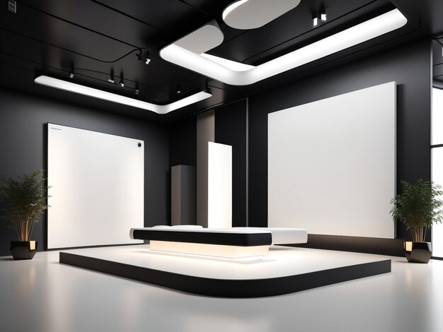 Simplicidad en elegancia Interior de baño gris minimalista con una decoración cuidadosa