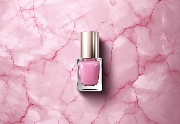 Simulação de esmalte rosa