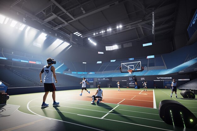 Simulador de deportes de realidad virtual