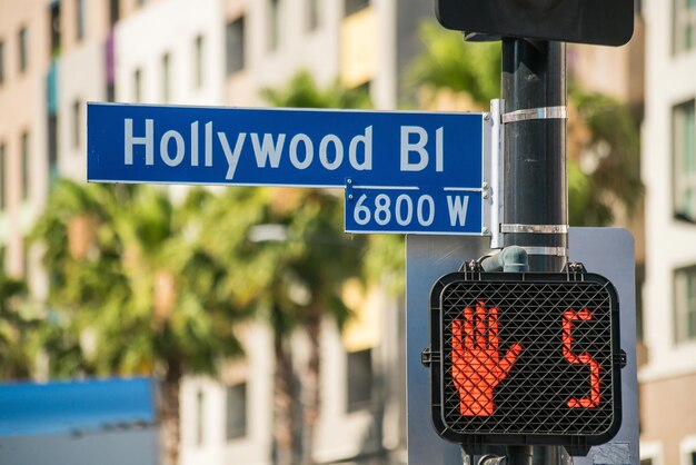 Sinais de Hollywood em Los Angeles, Califórnia