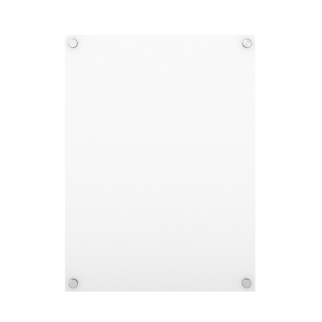 Sinal de cartaz 3D png desenho branco fundo transparente