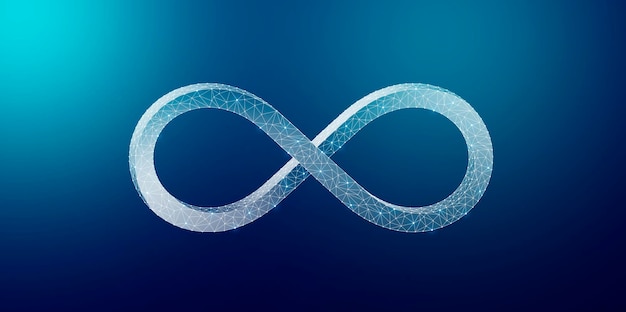 Sinal do infinito da web