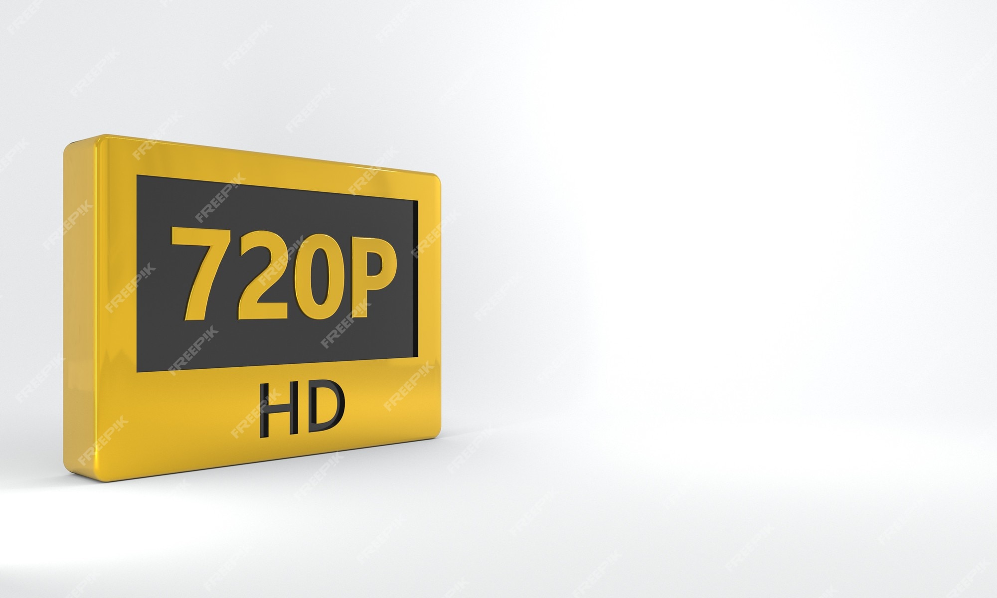 ícone De Vídeo 4k Dourado Vetor PNG , Botão De Vídeo 4k, Logotipo