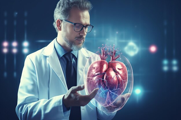 La sinergia de vanguardia de la tecnología y la experiencia revolucionaria renderización en 3D de los corazones humanos Di