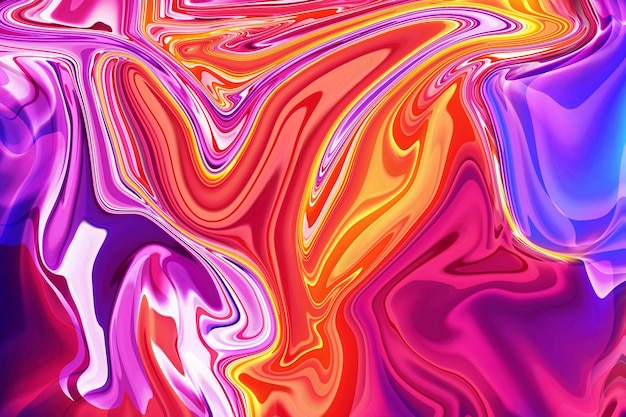 Foto una sinfonía de colores en un fondo abstracto de pintura multicolor con textura acrílica y papel tapiz con motivos de mármol