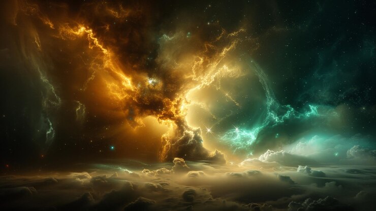 Sinfonía Cósmica Nebulosa espectacular en las profundidades del espacio